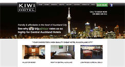 Desktop Screenshot of kiwihotel.co.nz